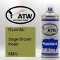 Preview: Hyundai, Sage Brown Pearl, M8N: 400ml Sprühdose, von ATW Autoteile West.